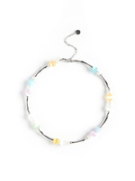 Колье Bubble Multicolor с селенитом Silver