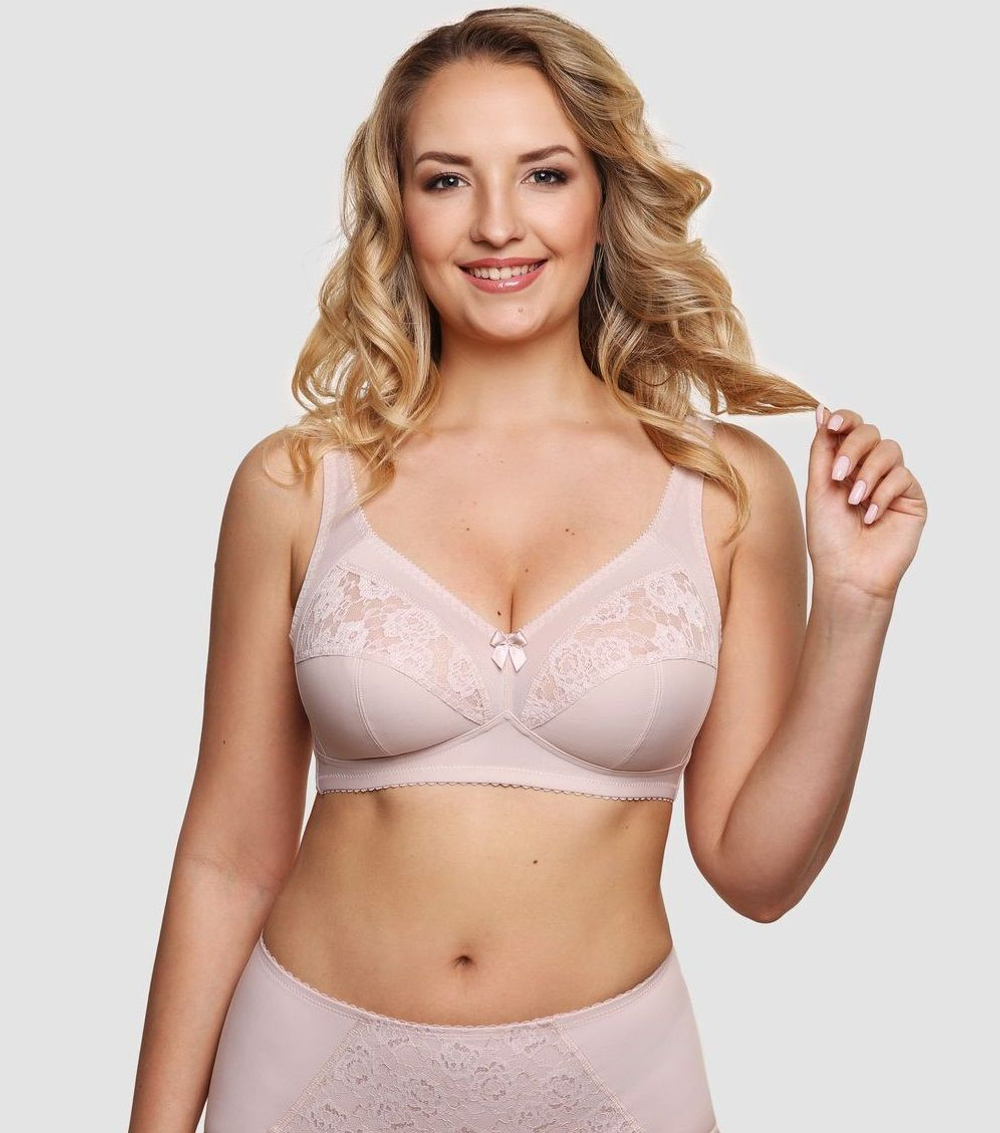 Бескаркасный бюстгальтер с мягкой чашкой (Размер: 95C) (Цвет: фиолетовый)