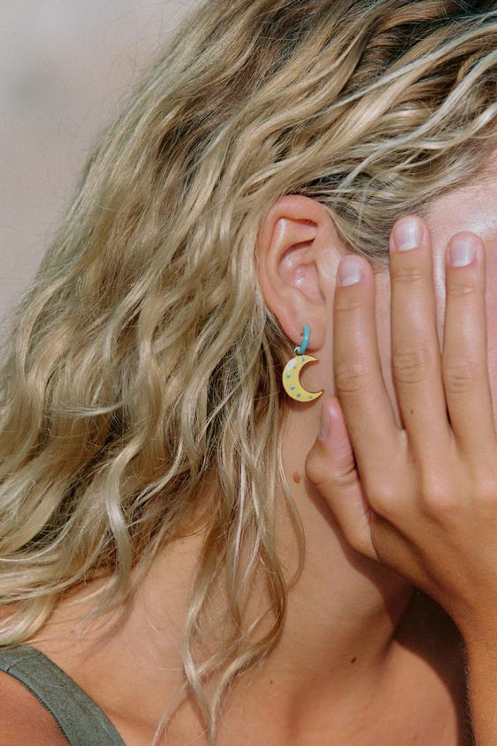 ZARA НАБОР СЕРЕГ «ЦВЕТЫ, СОЛНЦЕ И ЛУНА», РАЗНОЦВЕТНЫЙ