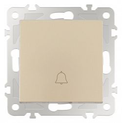 Кнопка звонка без рамки Arte Milano 206 206.36-1.shampan