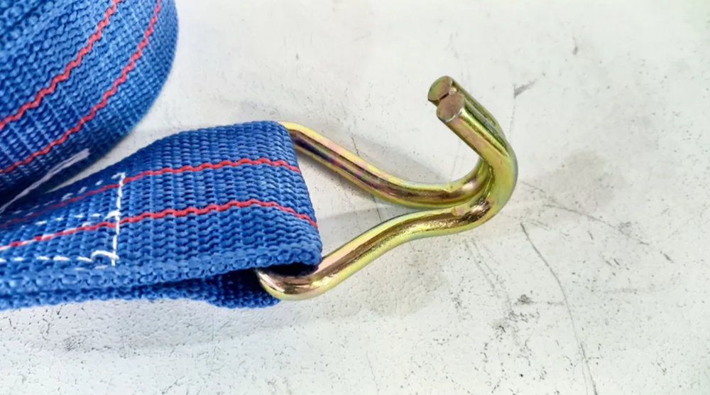 Стяжка груза 4 тонны - 10 метров (цвет: синий) 1.6кг,245х255х70мм