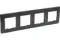 Рамка Legrand Etika 4-постовая антрацит 25637