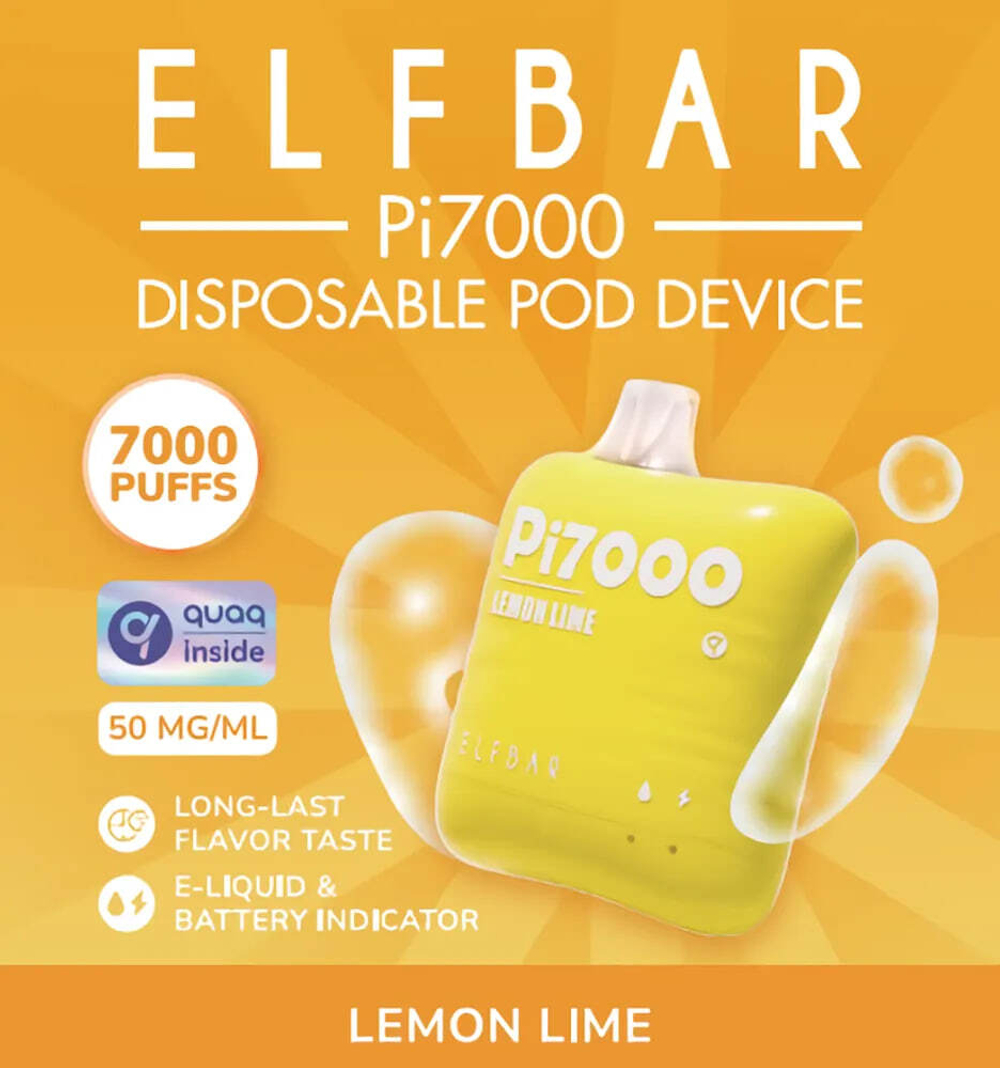 Elf Bar PI7000 - Lemon Lime