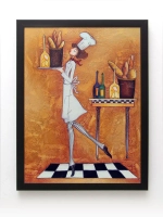 Картина на стену интерьерная для кухни 43*33 см