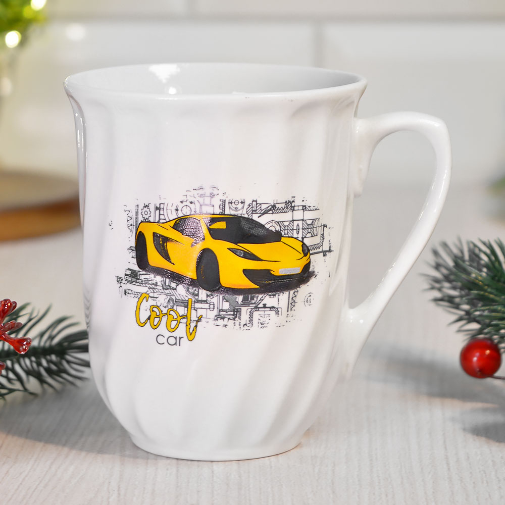 Кружка 225мл Крутая машина эконом (99788)