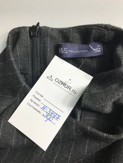 Платье Marks&Spencer в полоску, маркировка 40, визуально 46 размер