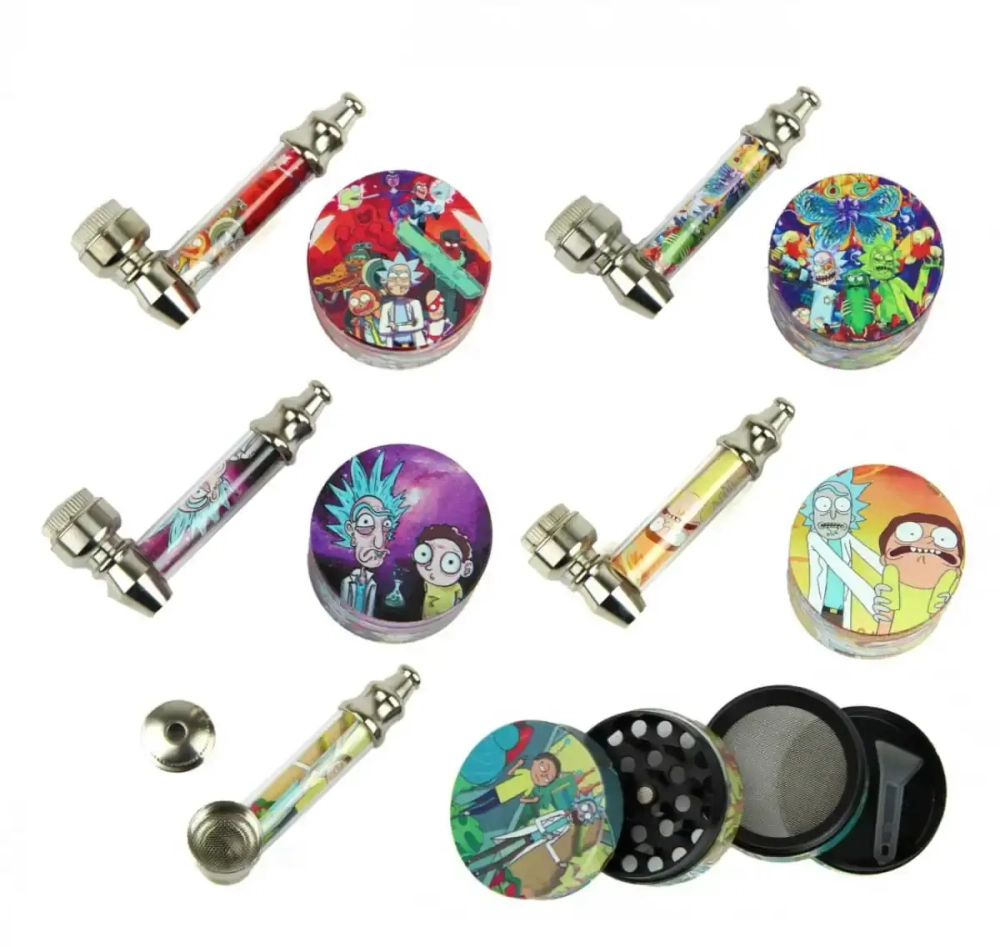 Трубка "Rick and Morty" + гриндер