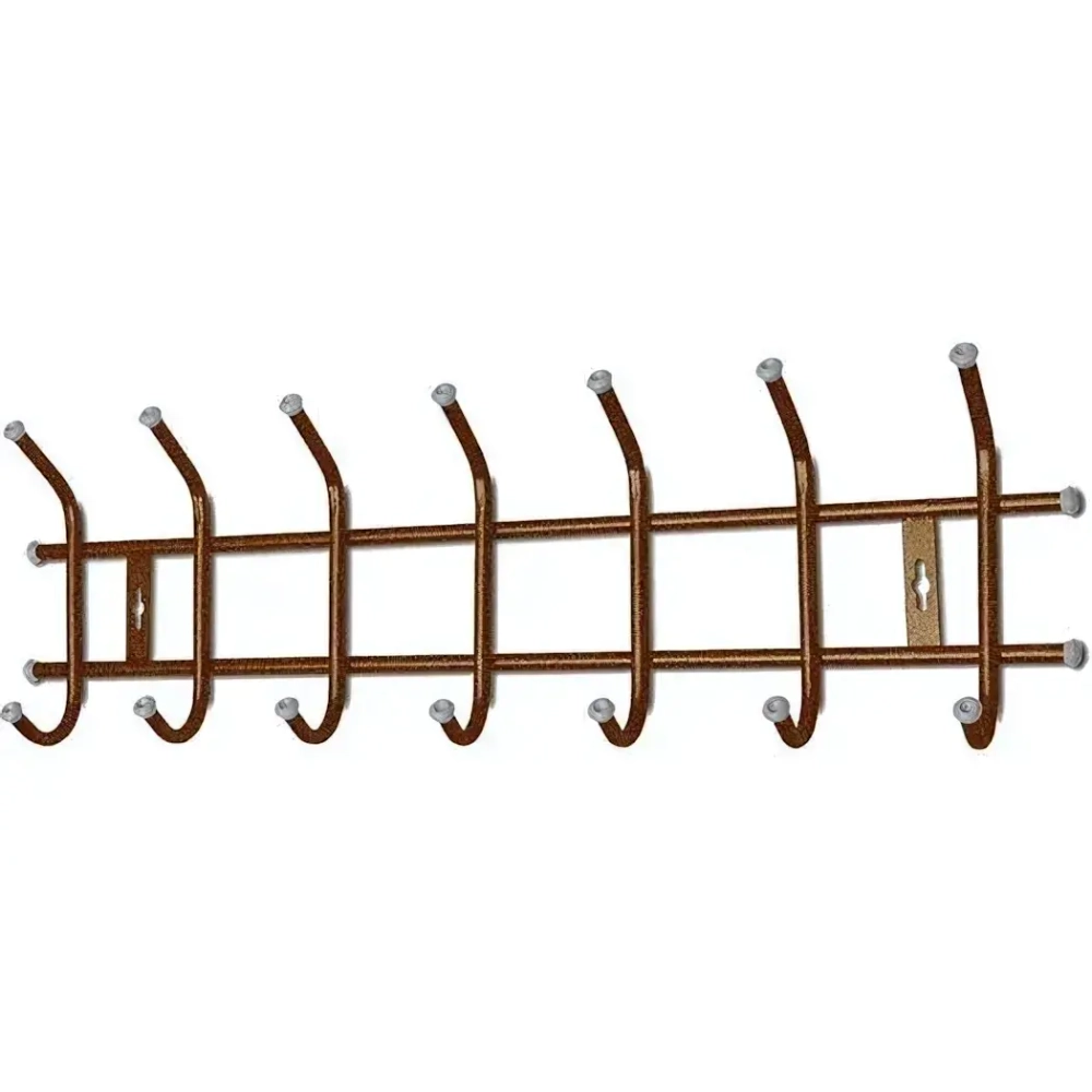 Вешалка настенная 7 крючков, 695, Медный Антик, ВНТ7