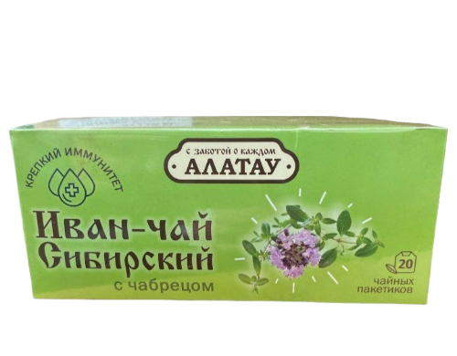 Иван-чай Сибирский с чабрецом, фильтр-пакеты 2г*20 шт