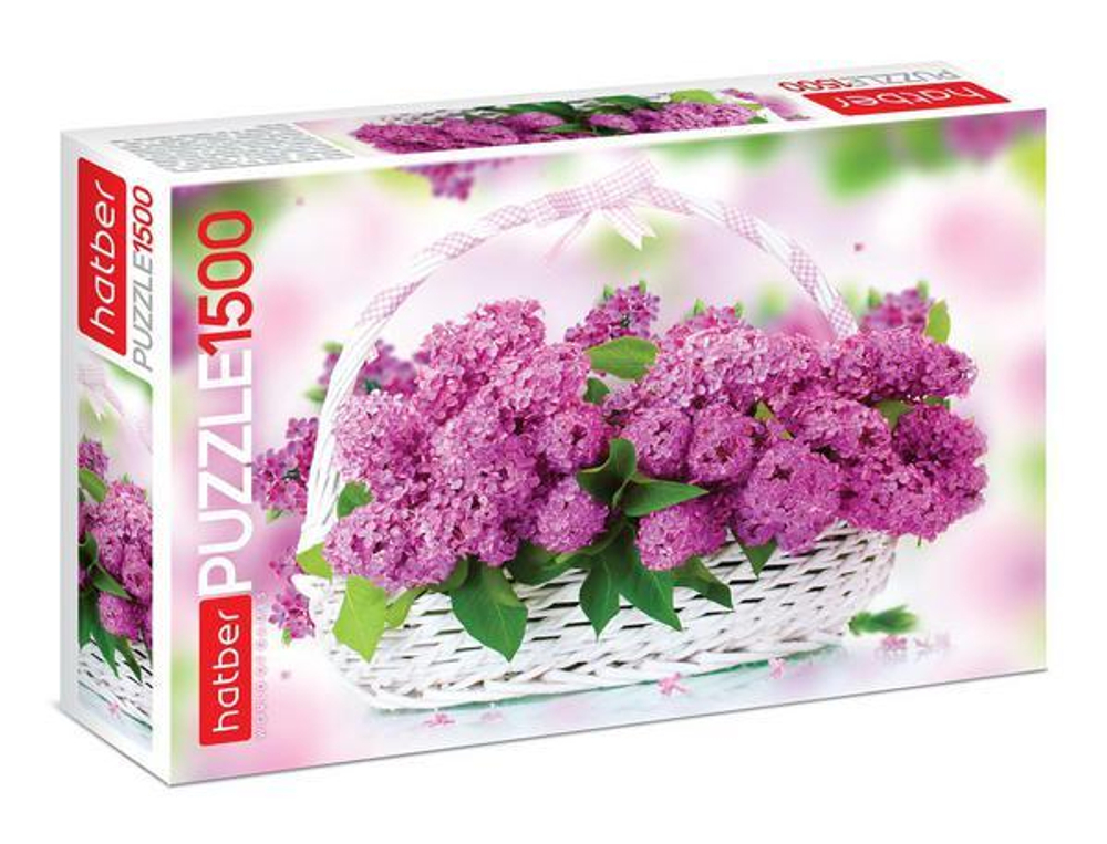 Пазл Hatber "Аромат сирени нежной", 1500 деталей , 1500П32_26188, картонная основа, от 12 лет