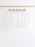 Боди с длинным рукавом для малышей Next B79-071, 5 шт., Белый