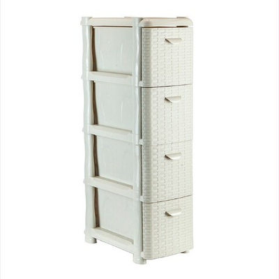 Комод-тумба узкий РОТАНГ (4 секции)