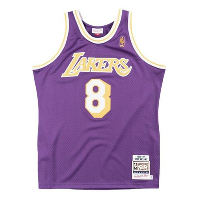 Футболка Mitchell&Ness NBA Kobe Bryant Los Angeles Lakers 1996/97 Hardwood Classics Authentic Player Jersey Purple