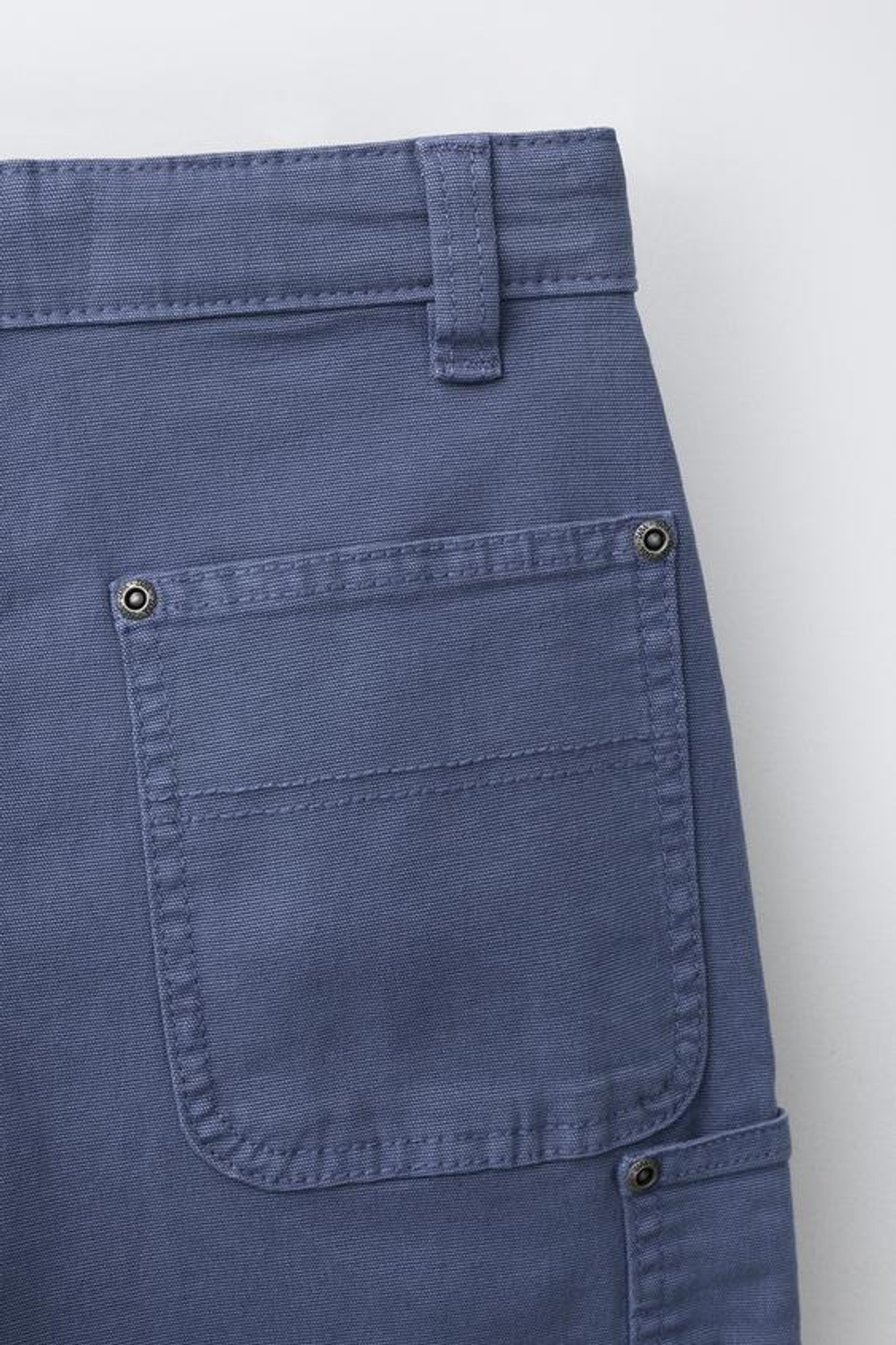 ZARA ШОРТЫ КАРПЕНТЕР, СИНИЙ