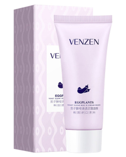 Глиняная крем-маска для лица с баклажаном, 60г