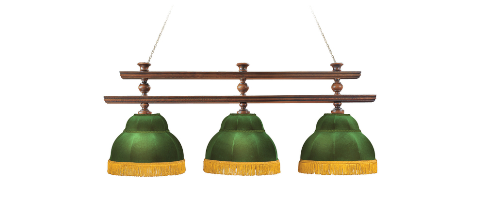 Лампа Ливерпуль Люкс 3 плафона - ясень