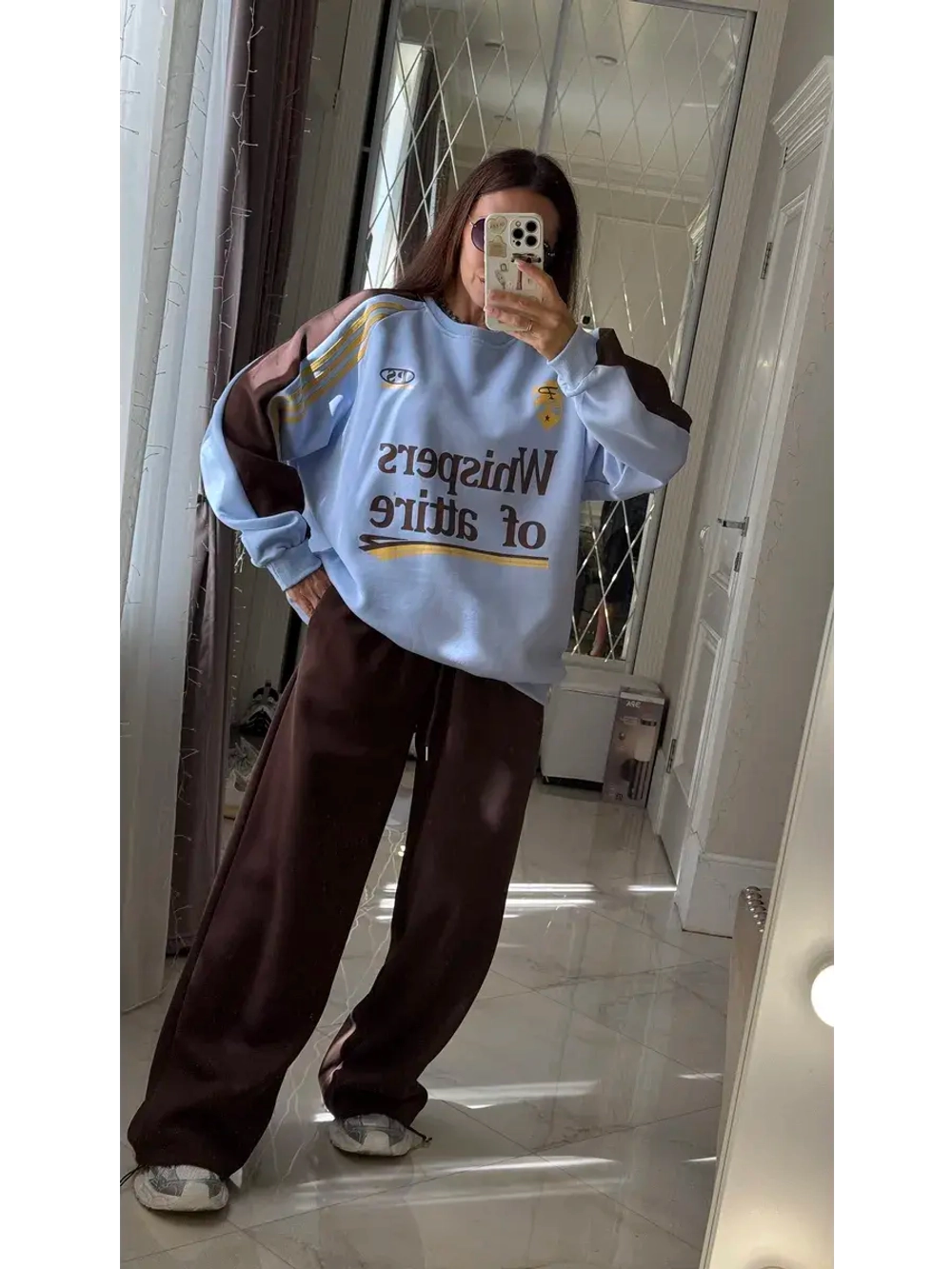 Костюм ATTIRE спортивная двойка свитшот с брюками
