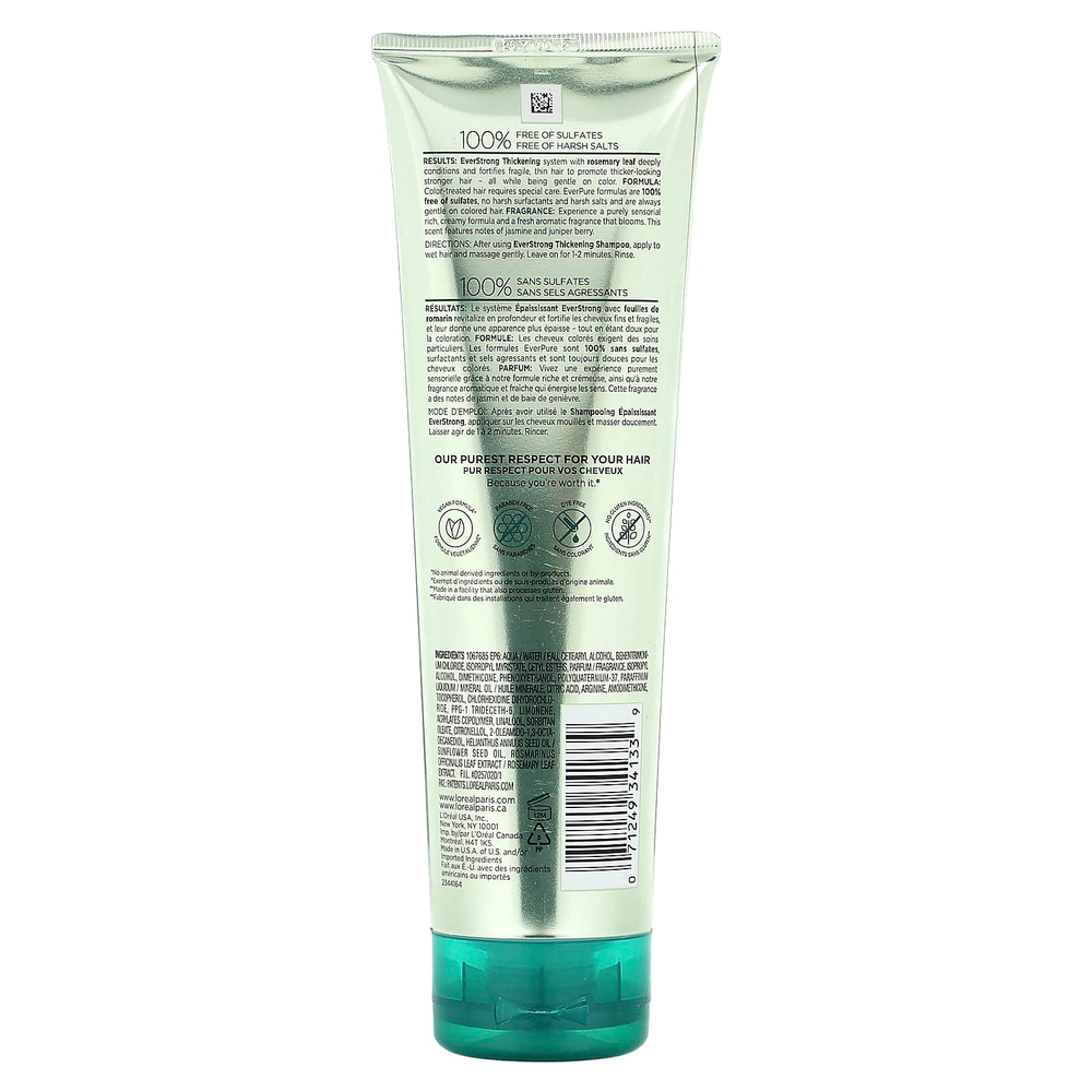 L'Oréal, EverStrong, кондиционер для утолщения кожи, листья розмарина, 250 мл (8,5 жидк. унц.)