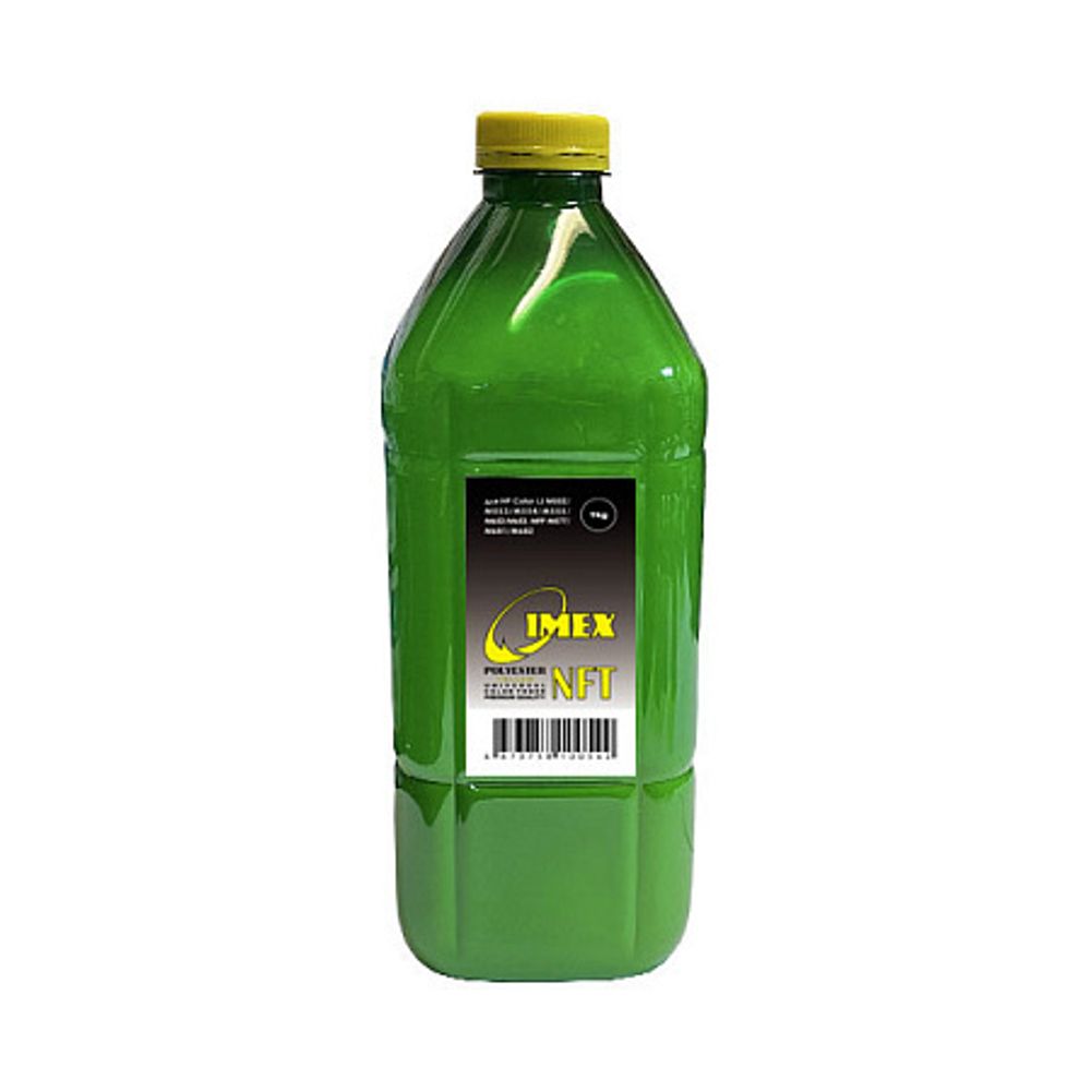 Тонер IMEX для HP Color Универсальный тип NFT (1кг, желтый, Polyester) Green Line