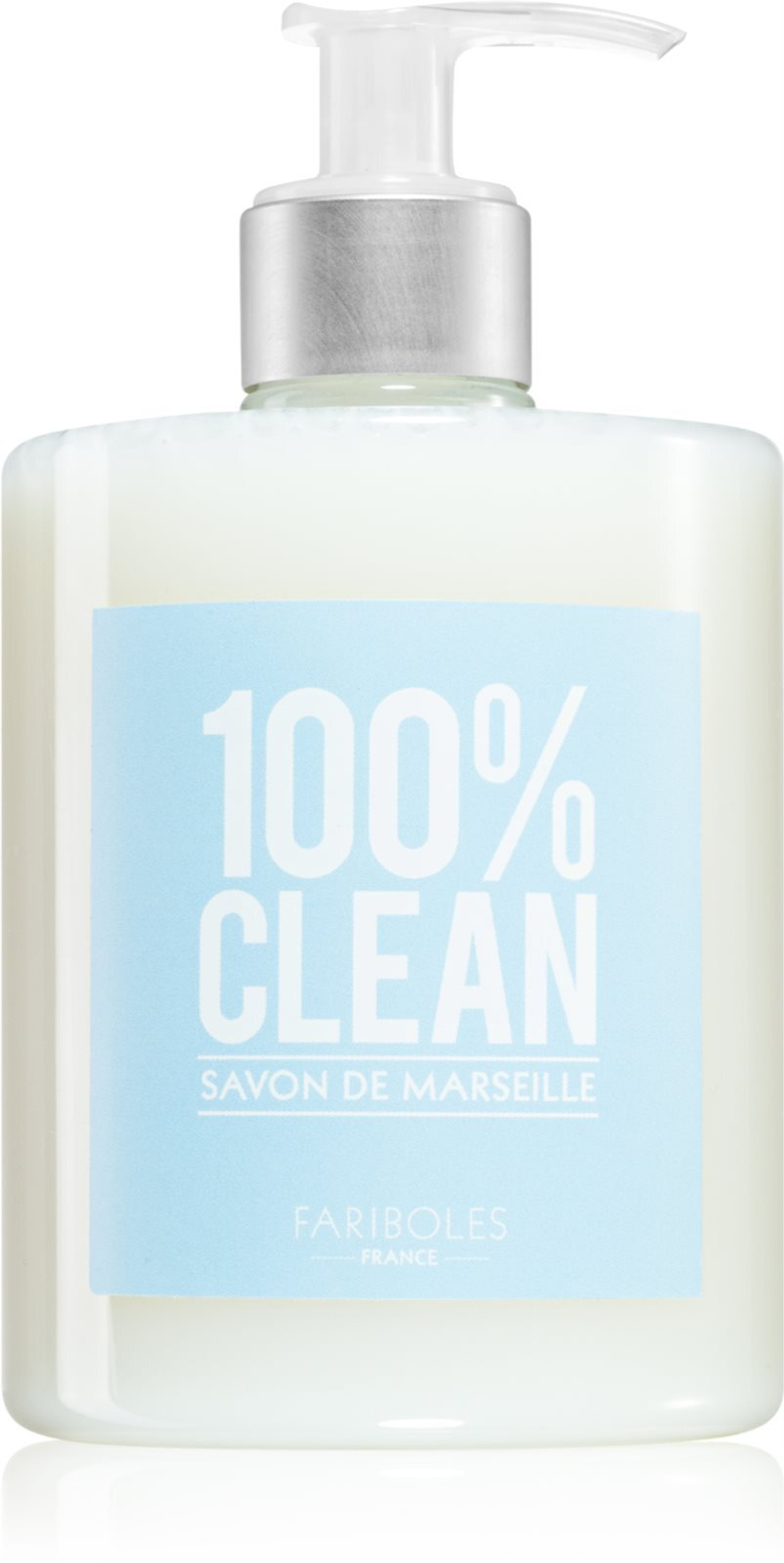 FARIBOLES Happiness Marseille 100% Clean - жидкое мыло /   520  ml  / GTIN 3760059463399