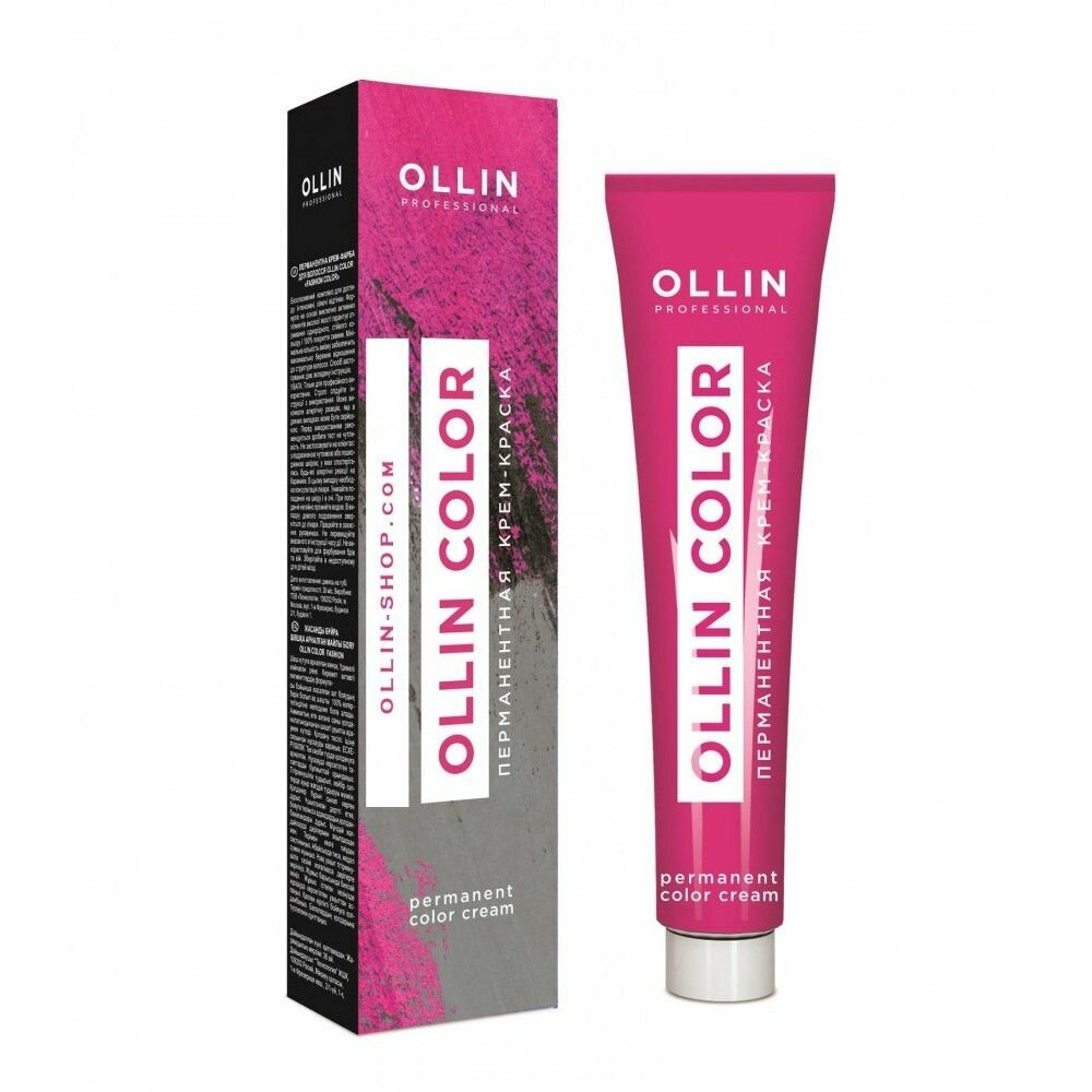 OLLIN Professional Color перманентная крем-краска для волос, 8/0 светло-русый, 60 мл
