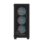 Корпус Ocypus Gamma C70 BK ARGB ATX/mATX/ITX 2xUSB, Черный, Предустановленно 4x120мм ARGB Fans, Gamma-C70-BKG400XX-GL