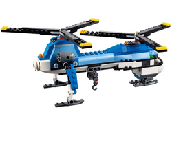 LEGO Creator: Двухвинтовой вертолёт 31049 — Twin Spin Helicopter — Лего Креатор Творец Создатель