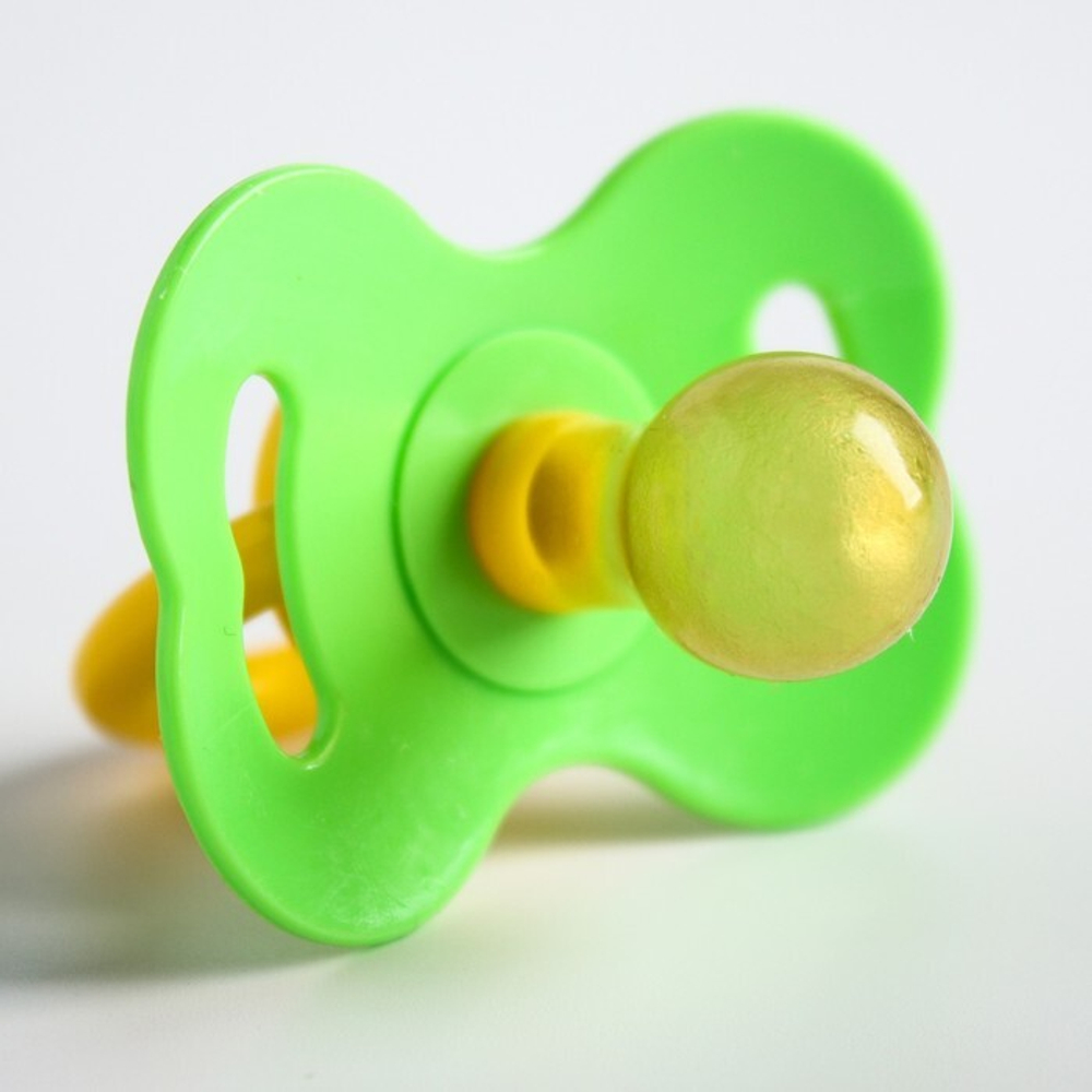 9223784 Соска-пустышка классическая, латекс, от 0 мес., цвет МИКС