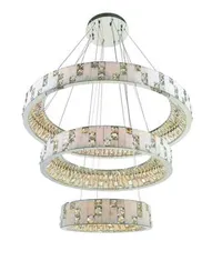 6029R/200W CHROME+CLEAR (1) Люстра (в 2-х коробках) NW