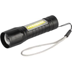 Светодиодный фонарь Трофи UA-101 аккумуляторный 3Вт LED + 3Вт COB оптический Zoom 3 режима