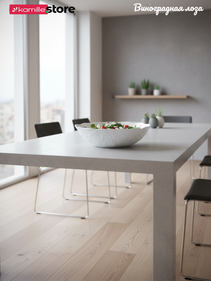 Салатник овальный 27х21х8 см. 1600 мл., фарфор, коллекция "Виноградная лоза"