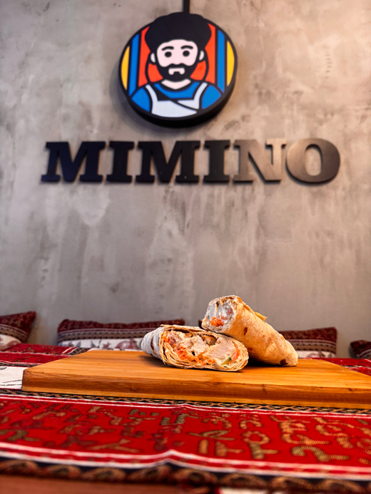 Маленькая шаурма с курицей