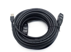 Активный USB 3.0 удлинитель 15м с возможностью подсоединения питания