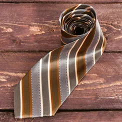 Галстук в подарочном мешочке + открытка "С 23 февраля"