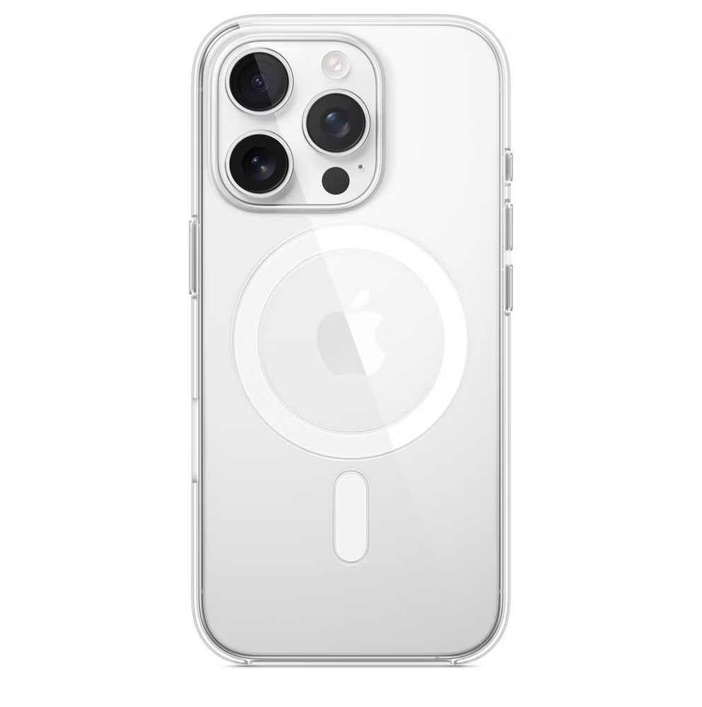 Силиконовая накладка Clear Case MagSafe IPhone 16 Pro