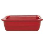 Гастроемкость 1/2 h=100 мм. 4,6 л. красная керам Emile Henry /1/2/140/ ТП