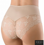 Высокие трусики-слипы Snejanna с кружевом (Размер: 40) (Цвет: белый)