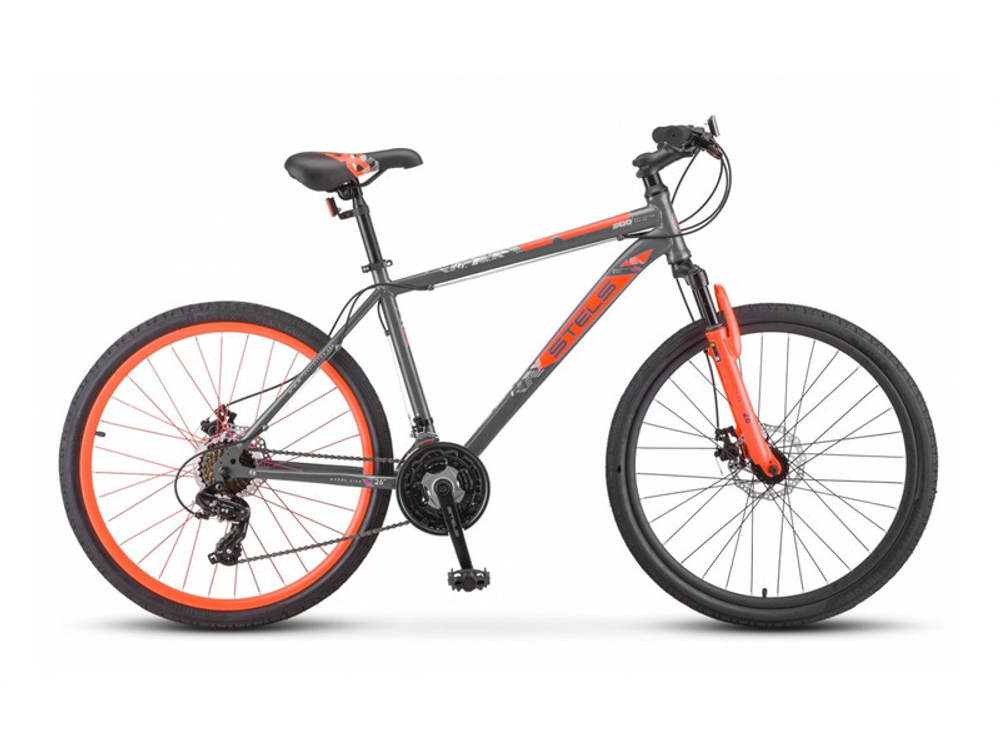 Велосипед 26" STELS Navigator-500 MD,20" Серый/красный 2021