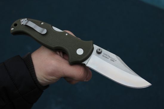 Складной нож Cold Steel 21A Bush Ranger Lite c клинком из стали 8Cr13MoV, рукоять GRN