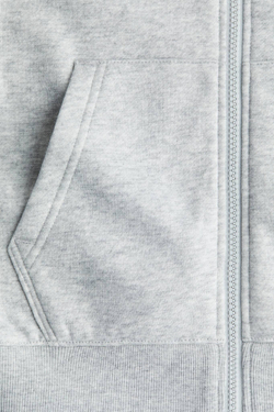 H&M Толстовка с капюшоном на молнии, серый