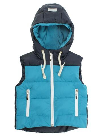 Жилет "Вадик" морская волна/т.синий р. 98 (АксАрт)