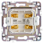 SKANDY Аудиорозетка 4-местная SK-A01W арктический белый IEK