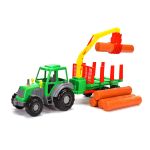 Трактор "Алтай" с полуприцепом-лесовозом (Полесье)