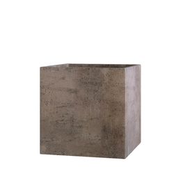Кашпо CUBE SMOKEY GREY 30x30x30