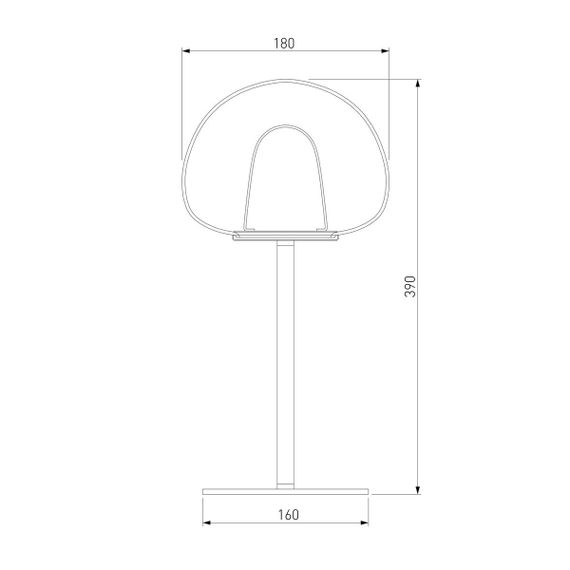 Настольная лампа Eurosvet Twice 90326/1 черный