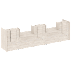 Onix Ресепшн O.R-K-20 Денвер Светлый 4530*766*1187