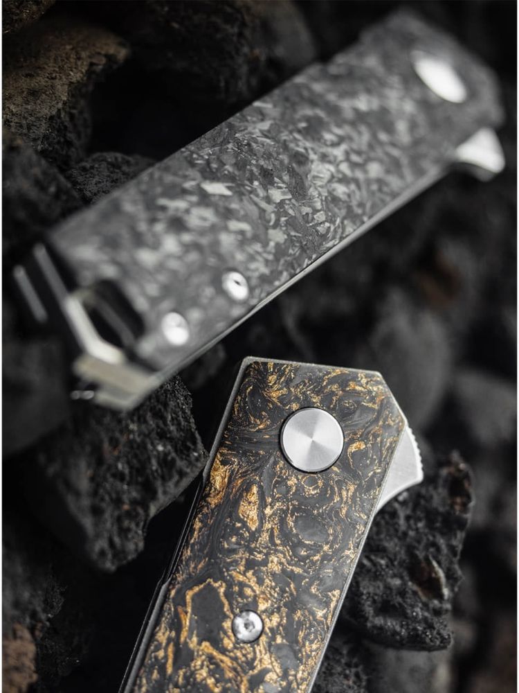 Нож Boker 01BO196 Kwaiken Compact Flipper Marble Carbon Copper