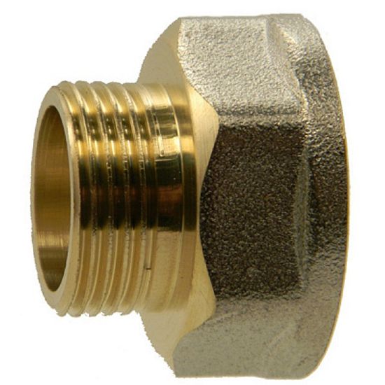 Переход латунный 1 1/2"х1/2" ВР-НР TIM