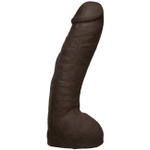 Насадка реалистик с мошонкой для страпона Vac-U-Lock-Realistic Hung (Цвет: шоколад)