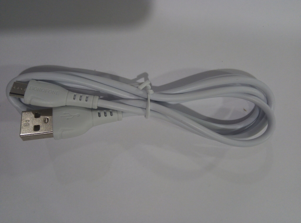 Кабель Micro USB BOROFONE BX51 2,4А, 1м. белый
